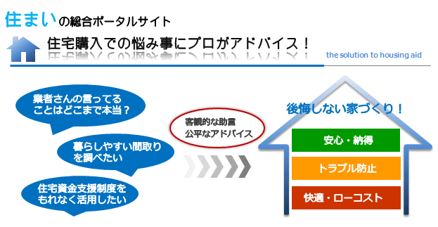 当サイトを活用し、後悔しない家づくりを目指しましょう! 住宅購入での悩み事にプロがアドバイス!