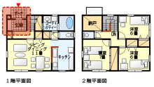 北玄関の間取り図集