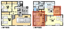 子供部屋重視の間取り図集