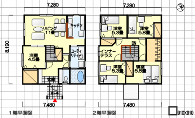 ３５坪 ３９坪の間取り例 メリット デメリット解説付き間取り図集