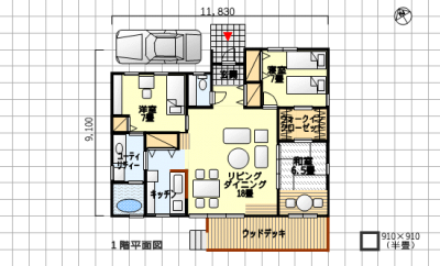 北玄関 間取り例 メリット デメリット解説付き間取り図集